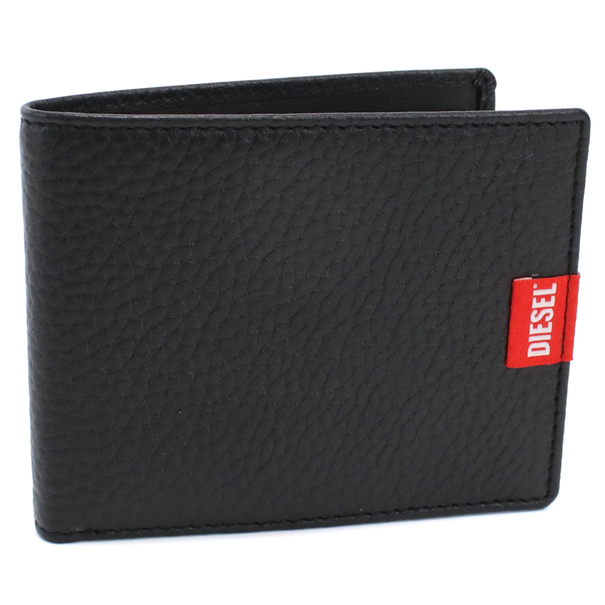 ディーゼル 二つ折り財布 メンズ レザー インド X09012 ブラック 財布 DIEX09012011