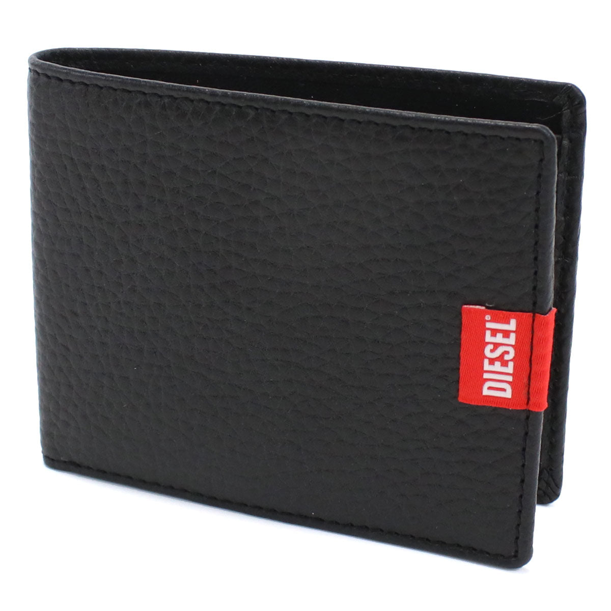 ディーゼル 二つ折り財布 メンズ レザー インド X09012 ブラック 財布 DIEX09012011