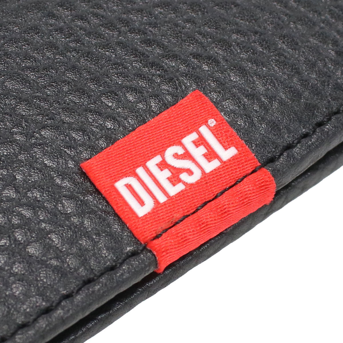 ディーゼル 二つ折り財布 メンズ レザー インド X09012 ブラック 財布 DIEX09012011