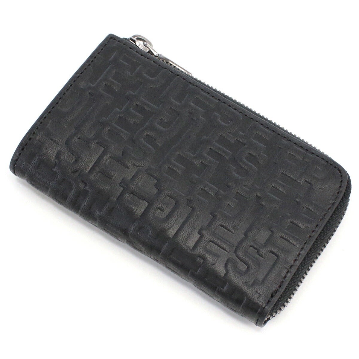 ディーゼル キーリング付小銭入れ メンズ レザー X09339 ブラック 財布 DIEX09339011