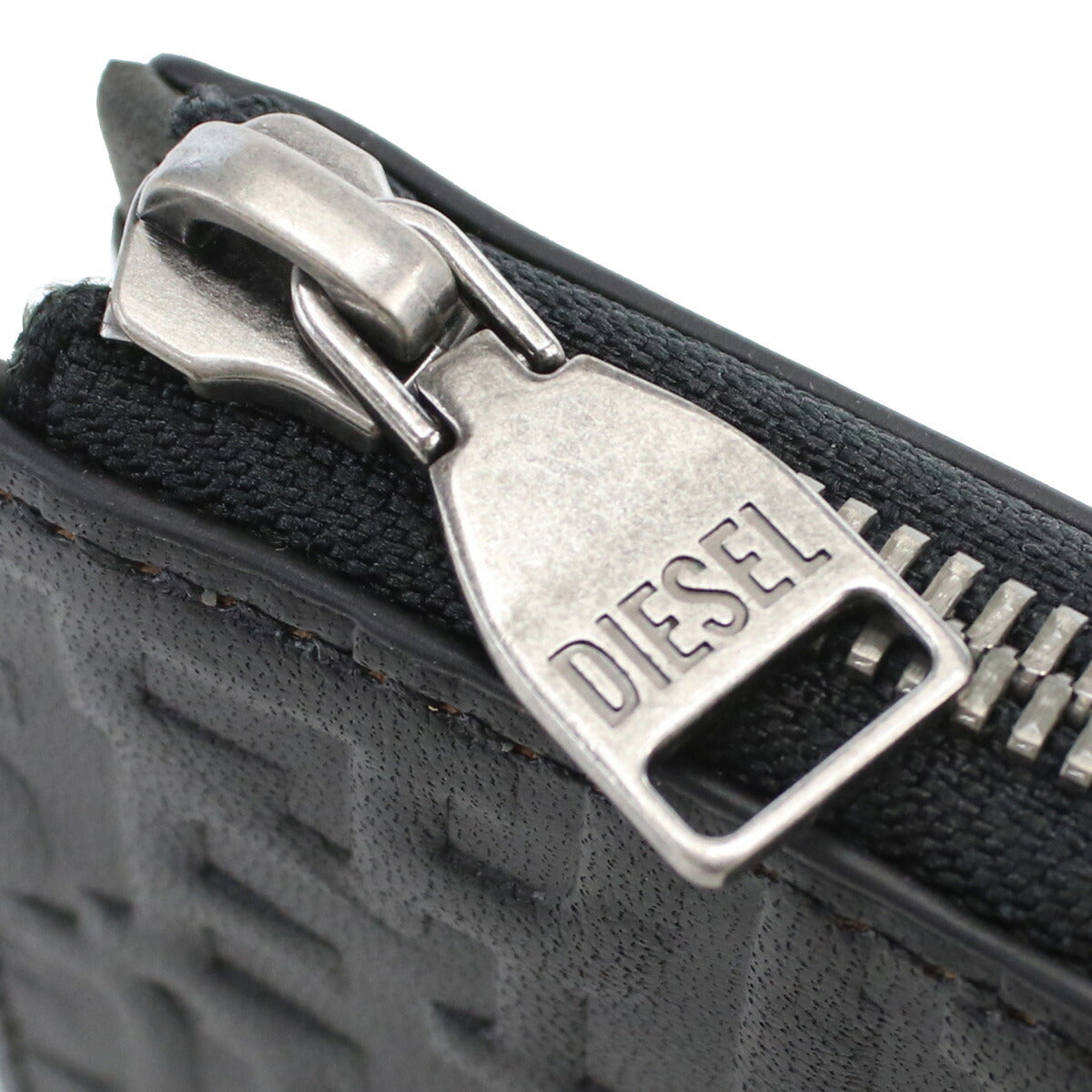 ディーゼル キーリング付小銭入れ メンズ レザー X09339 ブラック 財布 DIEX09339011