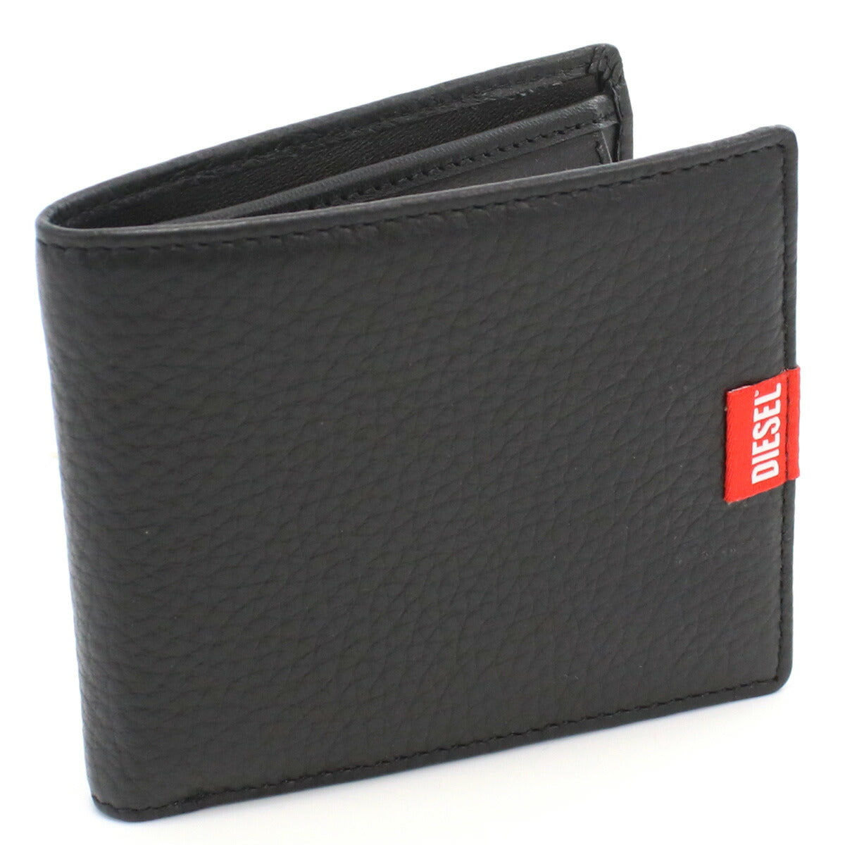 ディーゼル 二折財布小銭入付き メンズ レザー インド X09358 ブラック 財布 DIEX09358011