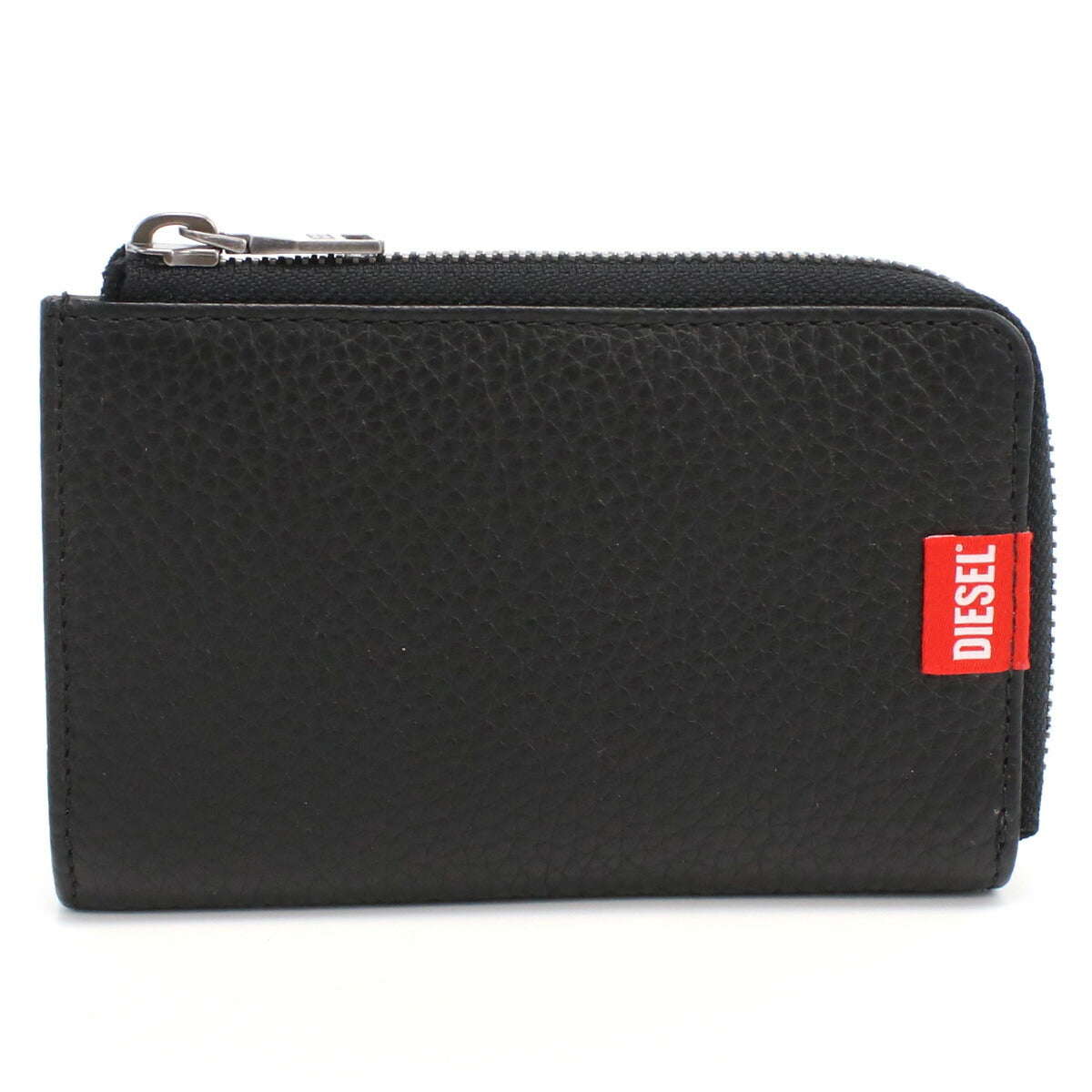 ディーゼル キーリング付小銭入れ メンズ レザー インド X09359 ブラック 財布 DIEX09359011