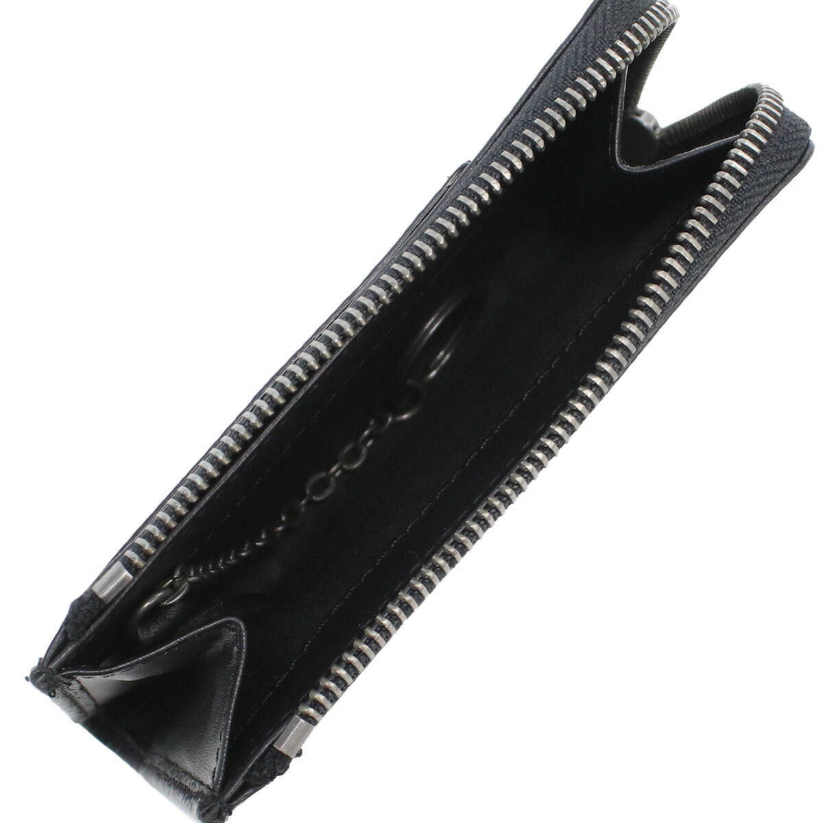 ディーゼル キーリング付小銭入れ メンズ レザー インド X09359 ブラック 財布 DIEX09359011