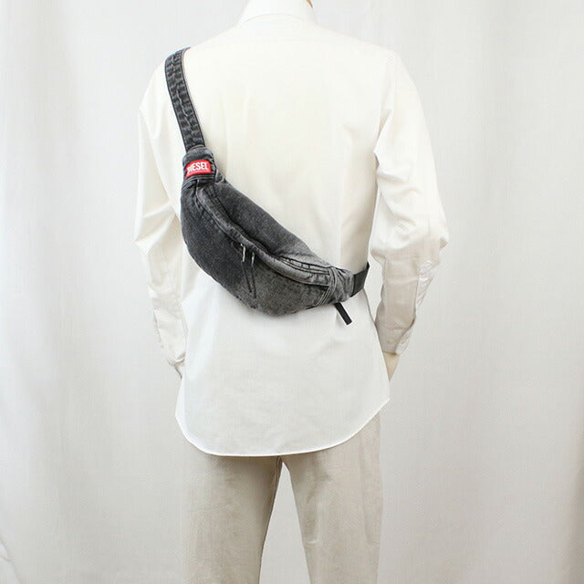 ディーゼル ボディバッグ ユニセックス ブランド DIESEL X09379 グレー系 バッグ DIEX09379011