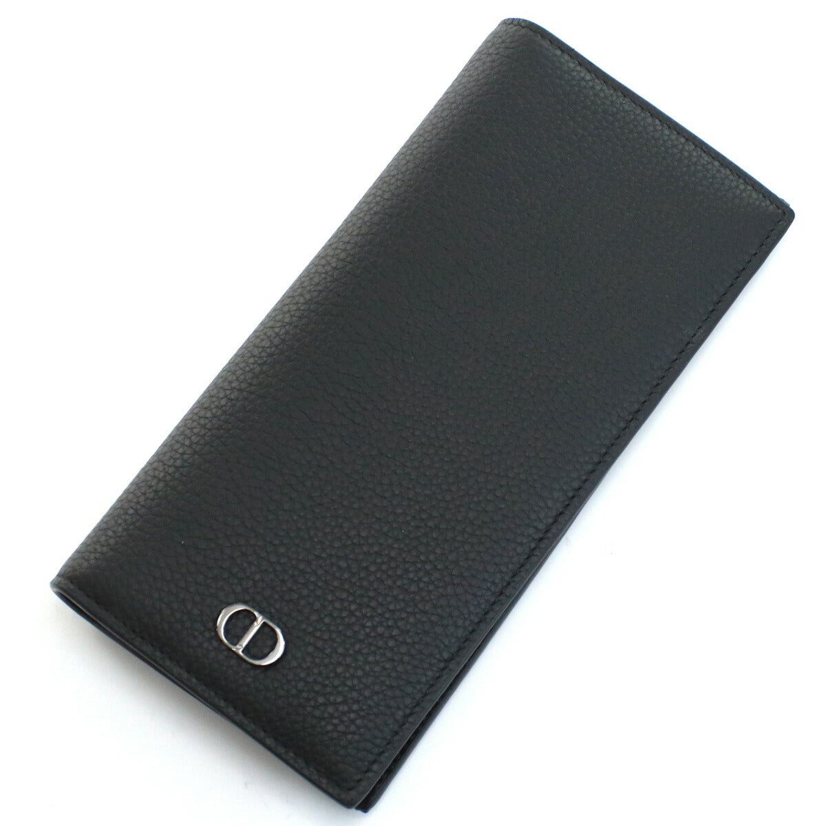 ディオール 長財布ニ折小銭入付き メンズ カーフ イタリア 2ESBC002 ブラック 財布 DIO2ESBC002021