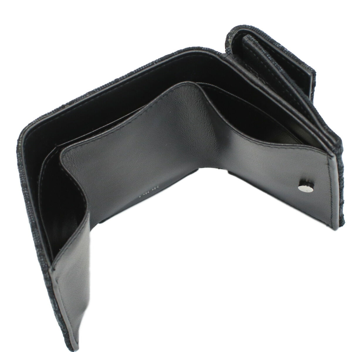 ディオール 三折財布小銭入付き メンズ ジャガード イタリア 2OBBC110 ブラック 財布 DIO2OBBC110011