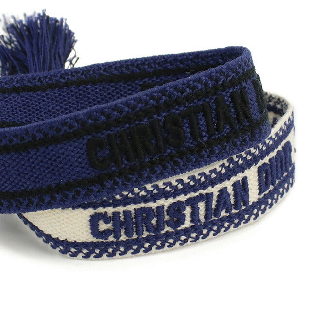 ディオール ブレスレット レディース ブランド Christian Dior イタリア B0961 BLU ブルー系 ホワイト系 アクセサリー DIOB0961051