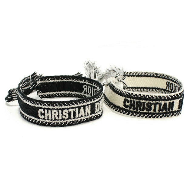 ディオール ブレスレット レディース ブランド Christian Dior イタリア B0961 ブラック ホワイト系 アクセサリー DIOB0961081