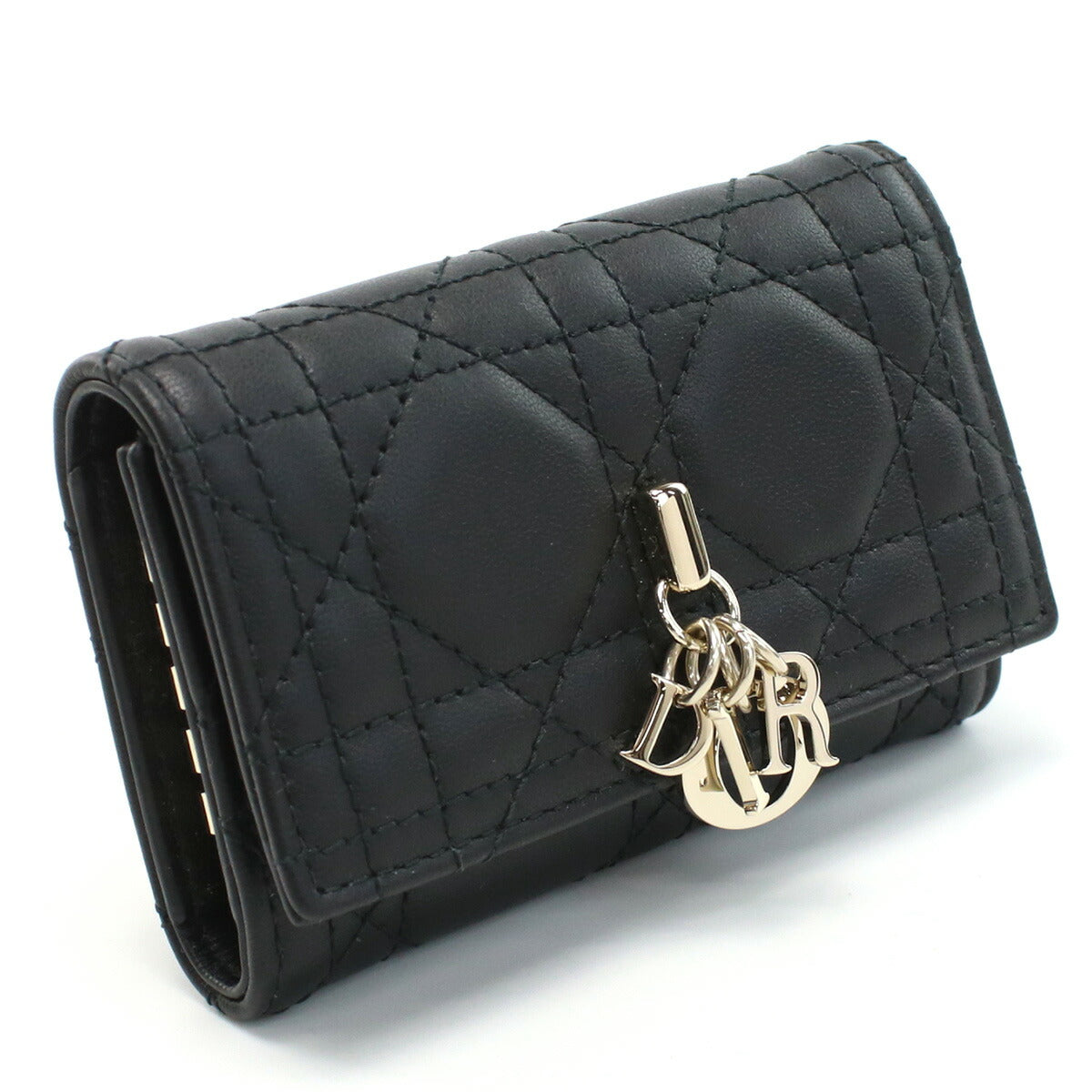 ディオール 4連キーケース メンズ ラムスキン イタリア S0983 ブラック 小物 DIOS0983011