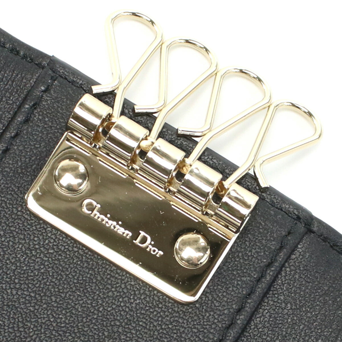 ディオール 4連キーケース メンズ ラムスキン イタリア S0983 ブラック 小物 DIOS0983011