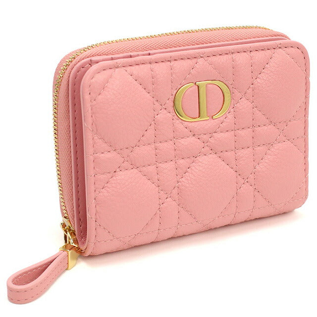 ディオール 二折財布小銭入付き レディース ブランド Christian Dior イタリア S5032 ピンク系 財布 DIOS5032031