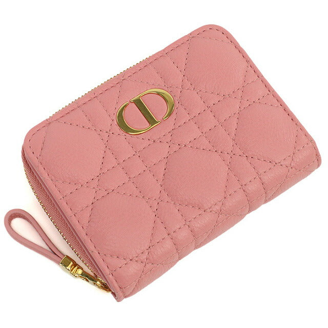 ディオール 二折財布小銭入付き レディース ブランド Christian Dior イタリア S5032 ピンク系 財布 DIOS5032031