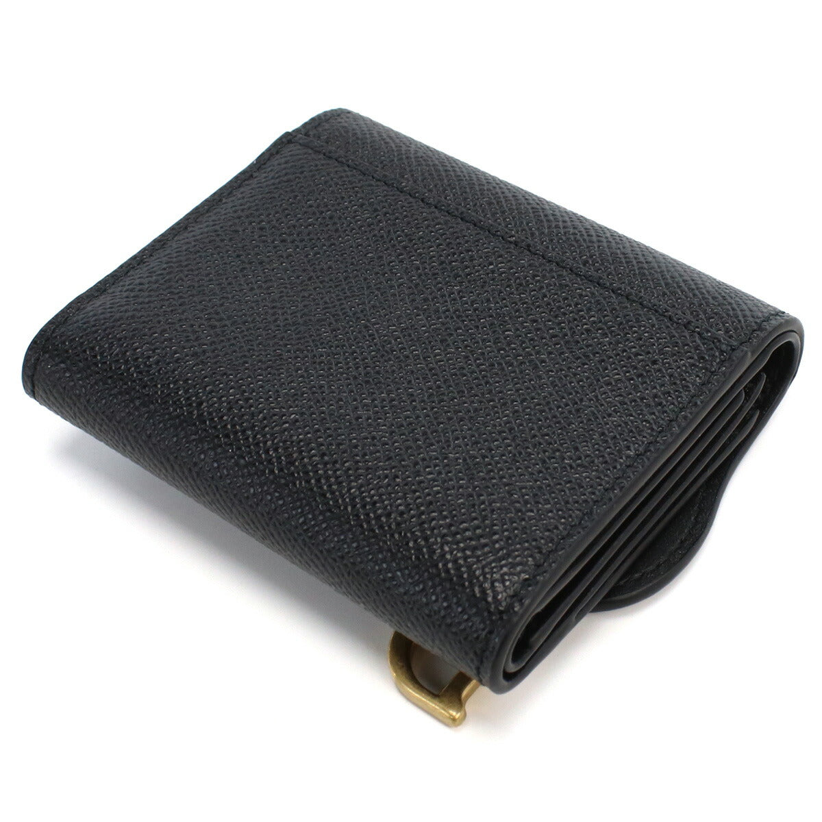 ディオール 三つ折り財布 レディース カーフスキン イタリア S5652 ブラック 財布 DIOS5652031