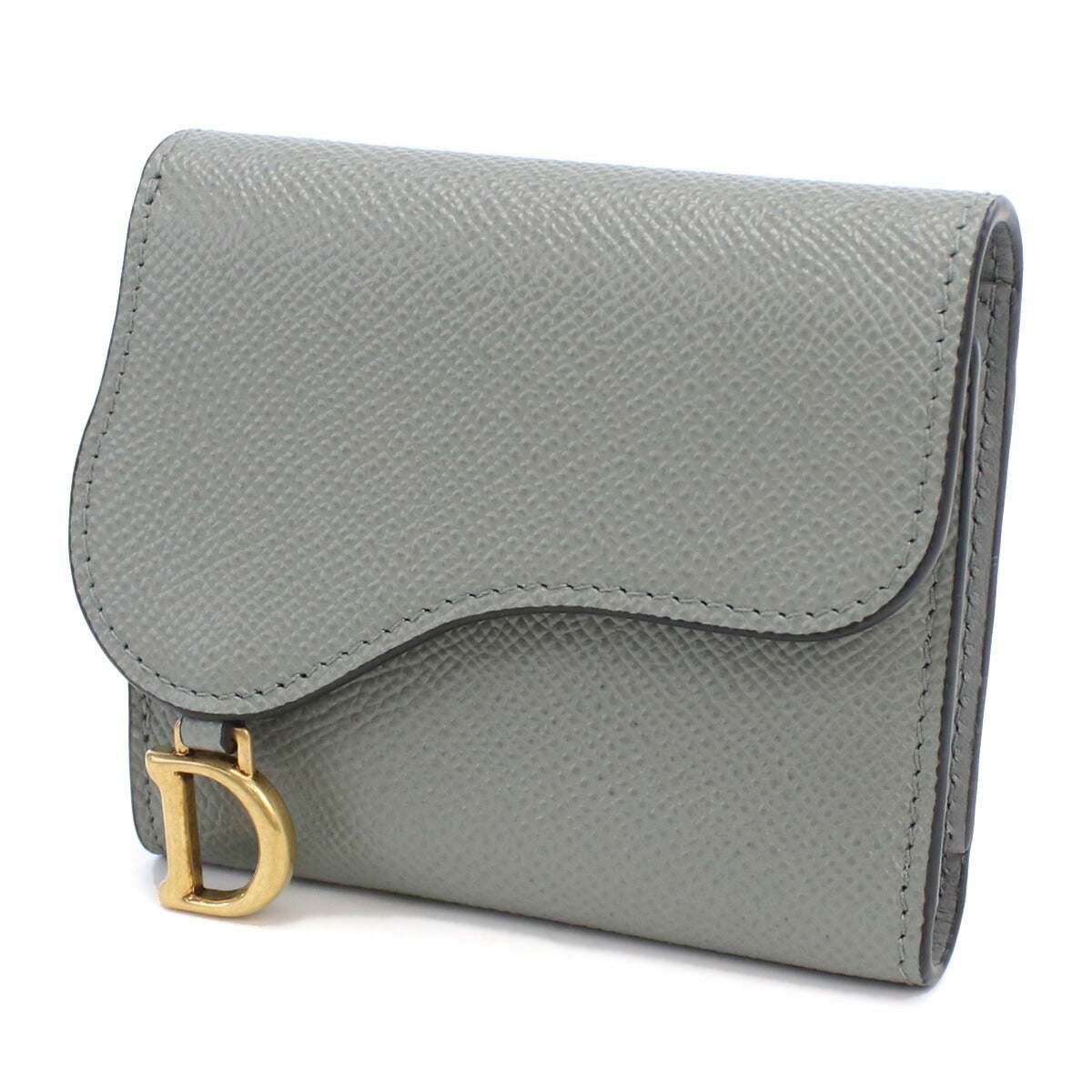 ディオール 三つ折り財布 レディース カーフスキン イタリア S5652 グレー系 財布 DIOS5652041