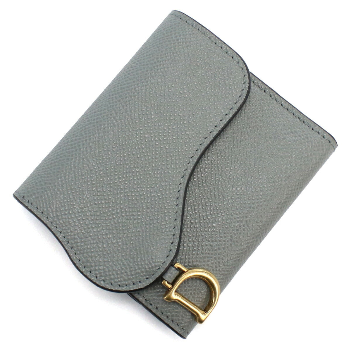 ディオール 三つ折り財布 レディース カーフスキン イタリア S5652 グレー系 財布 DIOS5652041