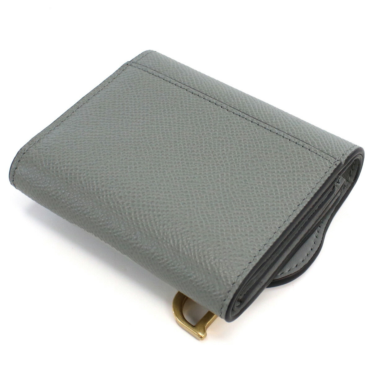 ディオール 三つ折り財布 レディース カーフスキン イタリア S5652 グレー系 財布 DIOS5652041