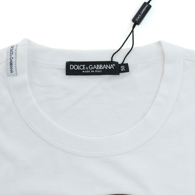 ドルチェ&ガッバーナ Tシャツ メンズ ブランド コットン100% イタリア G8PL5Z ホワイト系 ファッション 選べるモデル DOLG8PL5ZA
