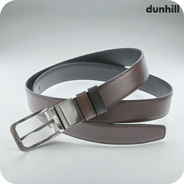 ダンヒル ベルト メンズ ブランド dunhill 30MM TONGUE RND RT BELT SMT/G BROWN 42 ビジネス リバーシブル DU26R4T03AA20142 DU26R4T03AA20142