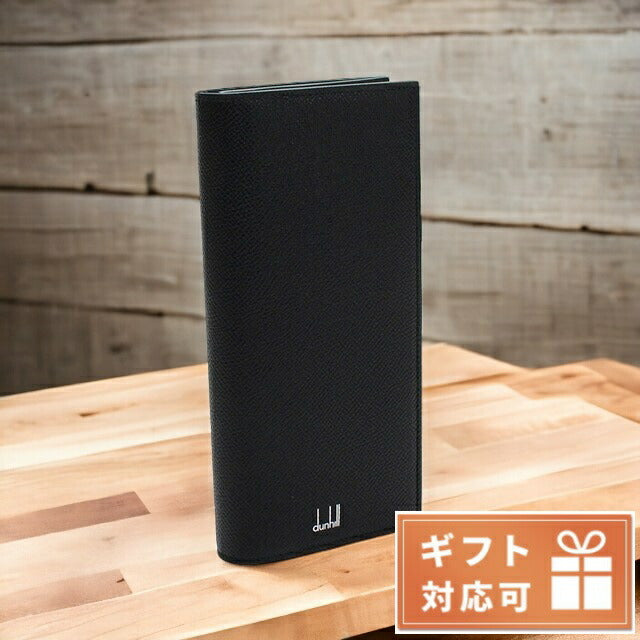 ダンヒル 長財布二折 メンズ カタオシ レザー イタリア 18F2100CA BLACK ブラック 財布 DUN18F2100CA011