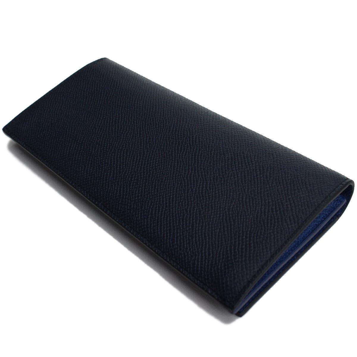 ダンヒル 長財布ニ折小銭入付き メンズ カタオシ レザー イタリア 18F2100CA NAVY ネイビー系 財布 DUN18F2100CA021
