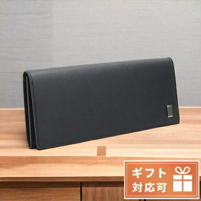 ダンヒル 長財布ニ折小銭入付き メンズ レザー タイ 19F2F10SG ブラック 財布 DUN19F2F10SG011