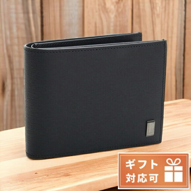 ダンヒル 二つ折り財布 メンズ レザー タイ 19F2F32SG ブラック 財布 DUN19F2F32SG011