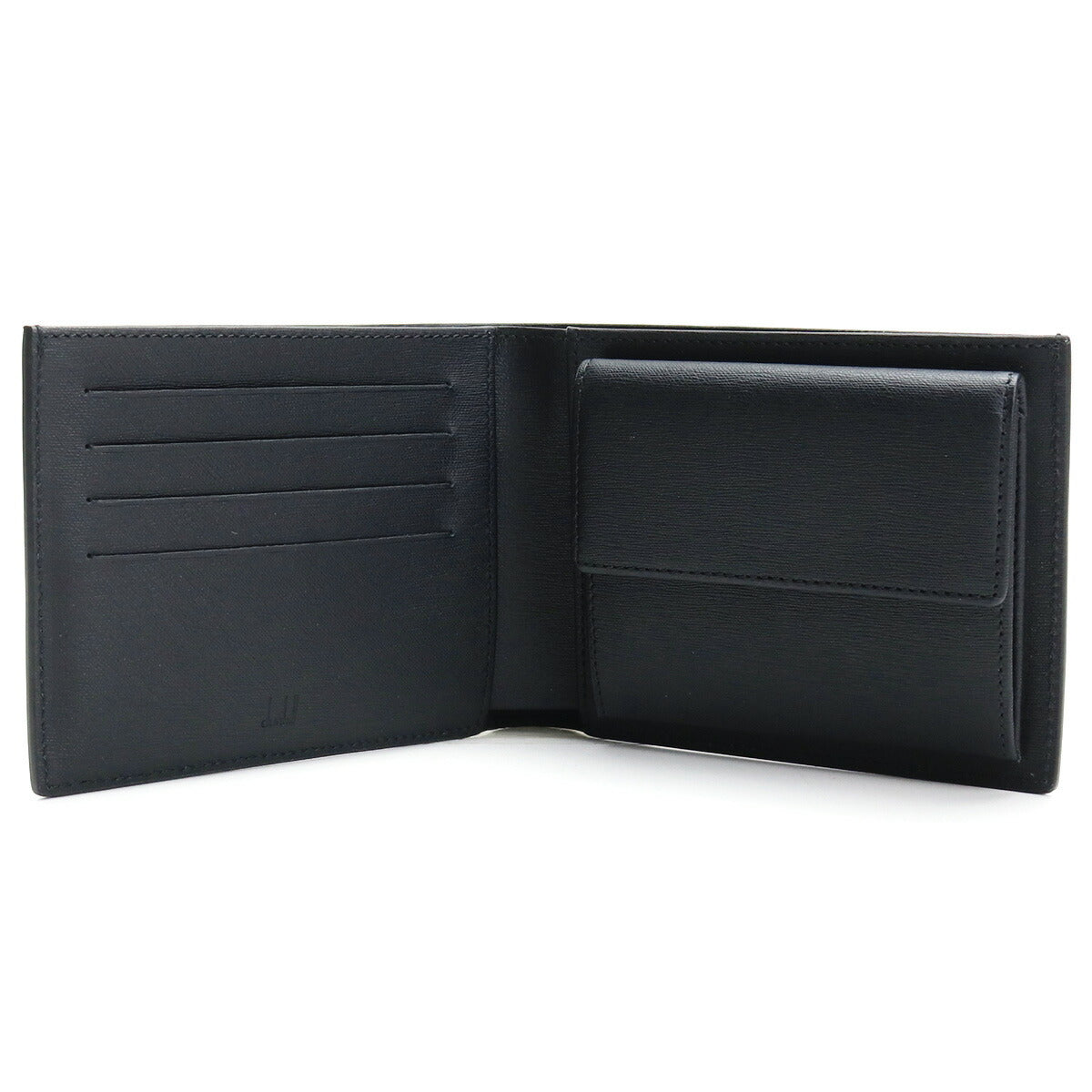 ダンヒル 二つ折り財布 メンズ レザー タイ 19F2F32SG ブラック 財布 DUN19F2F32SG011