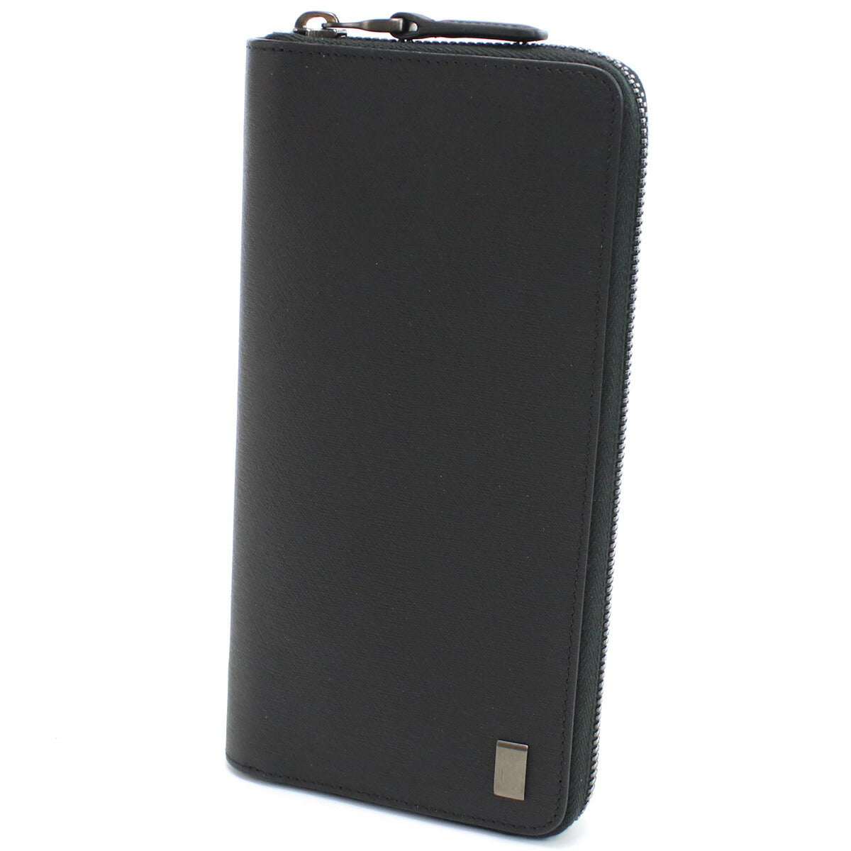 ダンヒル 長財布ラウンドファスナー メンズ カタオシ レザー タイ 21FS218SG BLACK ブラック 財布 DUN21FS218SG011