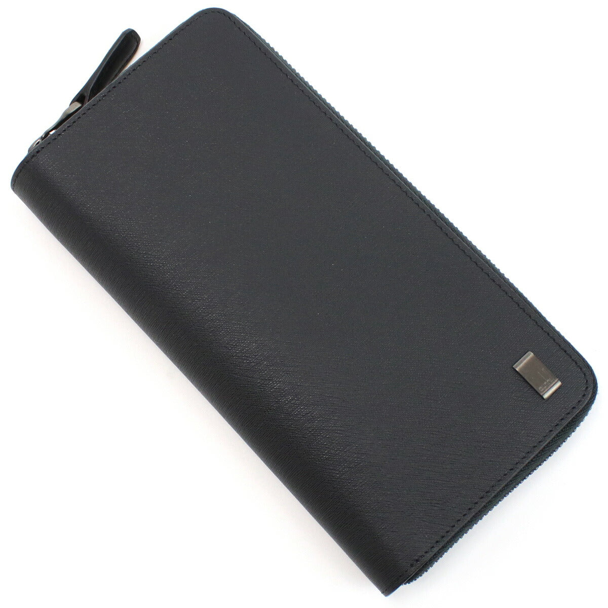 ダンヒル 長財布ラウンドファスナー メンズ カタオシ レザー タイ 21FS218SG BLACK ブラック 財布 DUN21FS218SG011