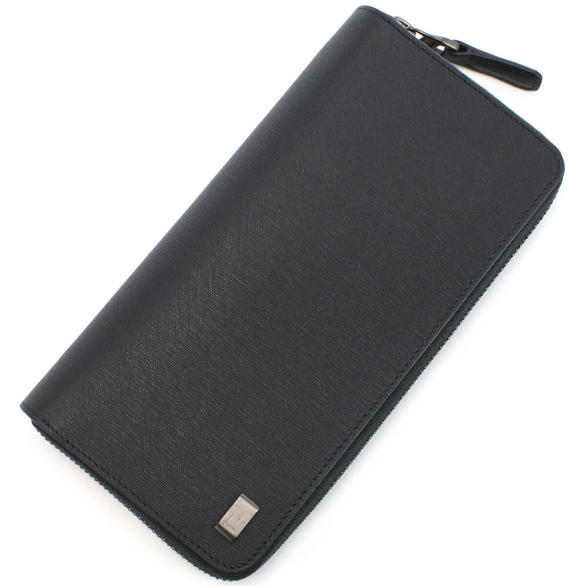 ダンヒル 長財布ラウンドファスナー メンズ カタオシ レザー タイ 21FS218SG BLACK ブラック 財布 DUN21FS218SG011