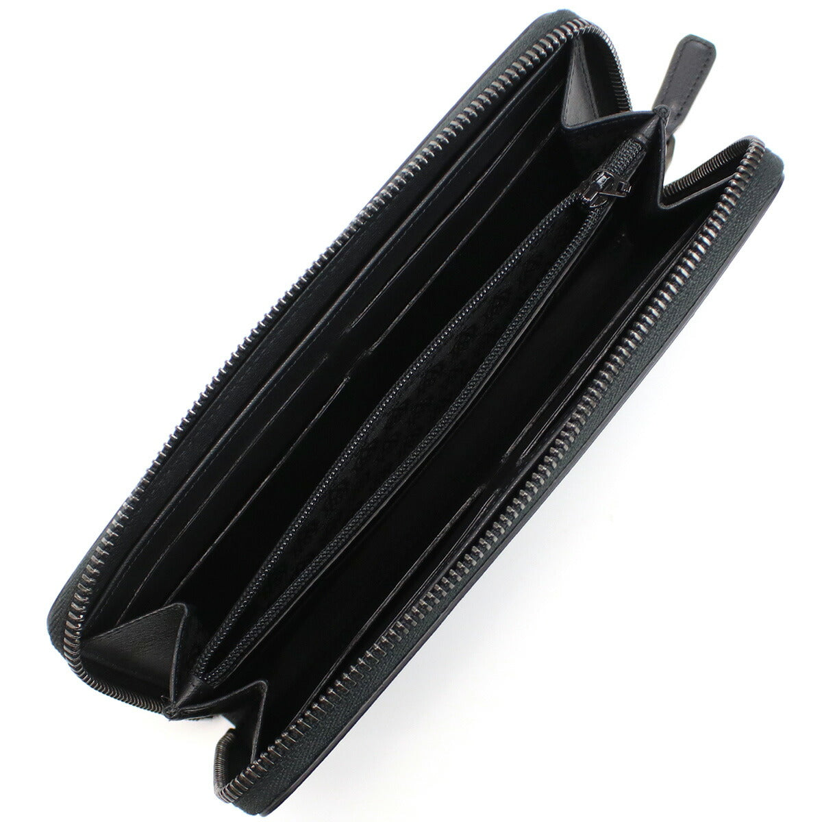 ダンヒル 長財布ラウンドファスナー メンズ カタオシ レザー タイ 21FS218SG BLACK ブラック 財布 DUN21FS218SG011