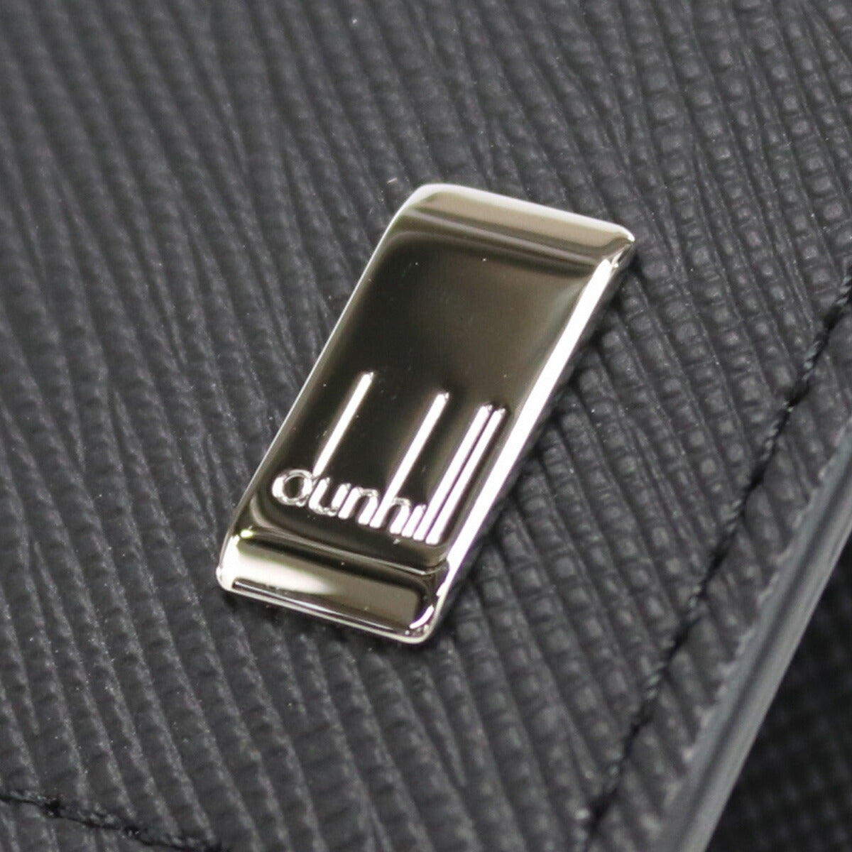 ダンヒル 長財布ニ折小銭入付き メンズ カタオシ レザー タイ 22R2P12PS BLACK ブラック 財布 DUN22R2P12PS011