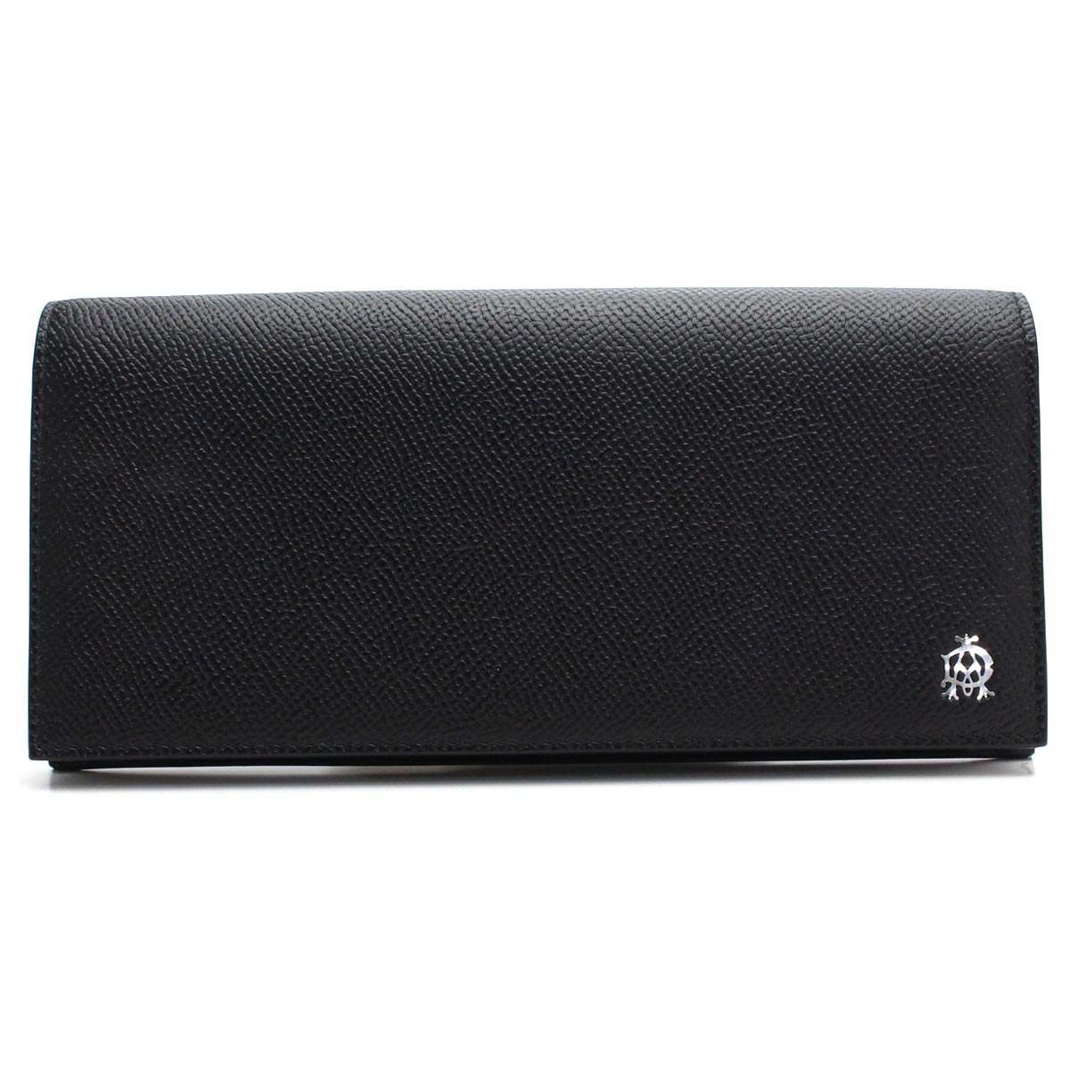 ダンヒル 長財布ニ折小銭入付き メンズ カタオシ レザー イタリア L2AC10A ブラック 財布 DUNL2AC10A01