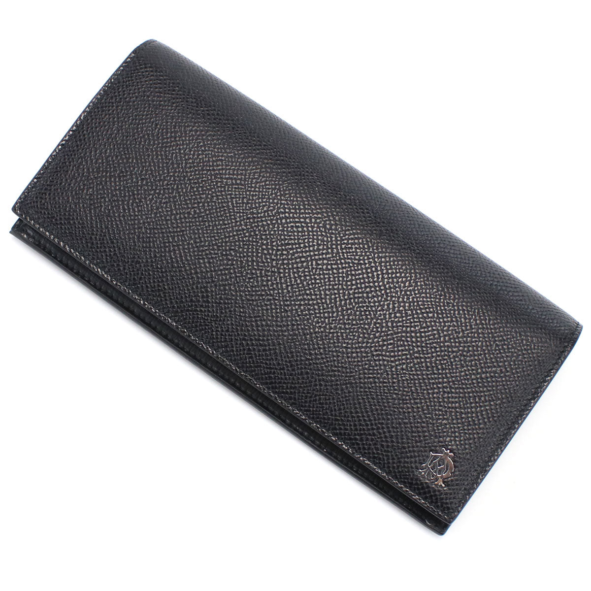 ダンヒル 長財布ニ折小銭入付き メンズ カタオシ レザー イタリア L2AC10A ブラック 財布 DUNL2AC10A01