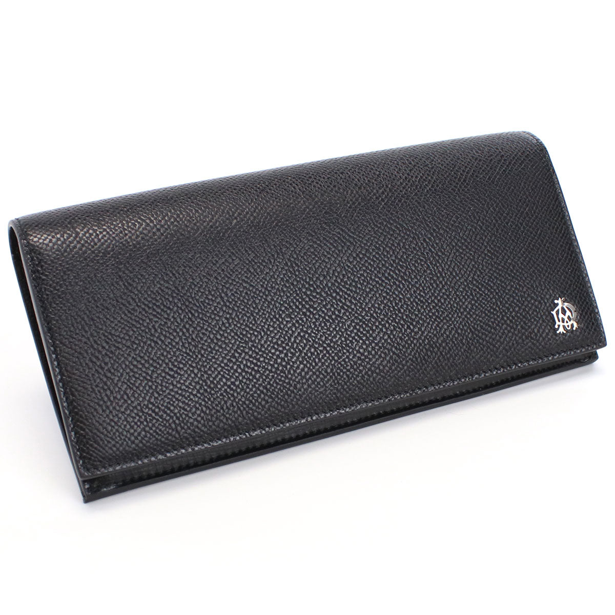 ダンヒル 長財布ニ折小銭入付き メンズ カタオシ レザー イタリア L2AC10A ブラック 財布 DUNL2AC10A01