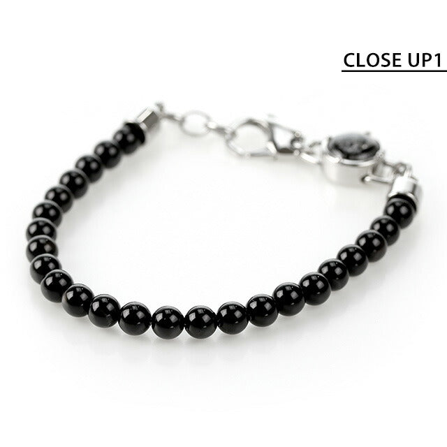 ディーゼル ブレスレット DIESEL ステンレススチール ビーズ メンズ DX0848040 ブラック アクセサリー 記念品 プレゼント ギフト DX0848040