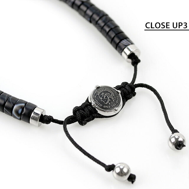 ディーゼル ブレスレット DIESEL ステンレススチール ユニセックス メンズ レディース DX1121040 ブラック アクセサリー 記念品 プレゼント ギフト DX1121040