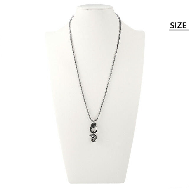 ディーゼル ネックレス DIESEL ペンダント ステンレススチール メンズ レディース DX1148040 ブラック シルバー アクセサリー 記念品 プレゼント ギフト DX1148040