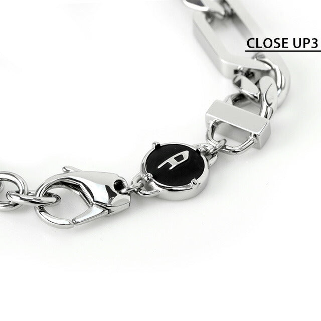 ディーゼル ブレスレット DIESEL ステンレススチール メンズ レディース DX1351040 シルバー アクセサリー DX1351040