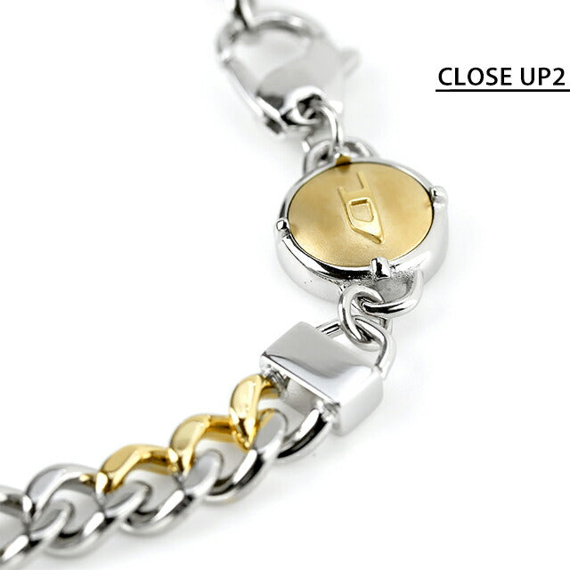 ディーゼル ネックレス メンズ レディース ブランド ステンレススチール DX1355931 シルバー ゴールド アクセサリー DX1355931