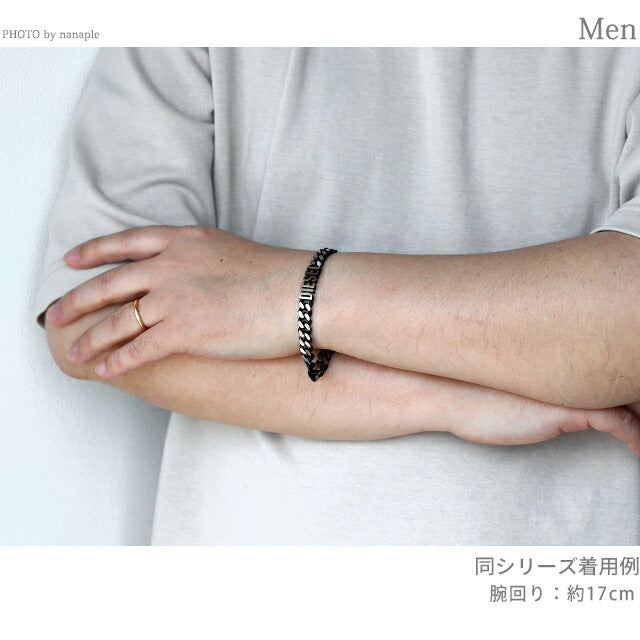 ディーゼル ブレスレット DIESEL ステンレススチール メンズ レディース DX1386040 ブラック シルバー アクセサリー 記念品 プレゼント ギフト DX1386040