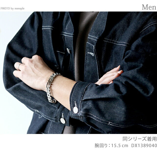 ディーゼル ブレスレット メンズ レディース ブランド ステンレススチール DX1389040 シルバー アクセサリー DX1389040