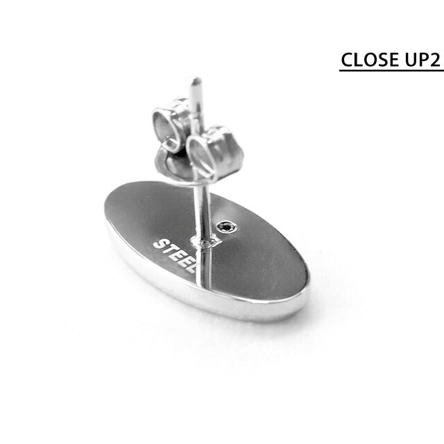 ディーゼル ピアス メンズ ブランド DIESEL ロゴ スタッド 片耳用 DX1443040 シルバー レッド アクセサリー DX1443040