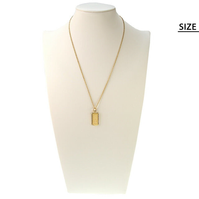 ディーゼル ネックレス メンズ レディース ブランド ステンレススチール ドッグタグ DX1456710 ゴールド アクセサリー DX1456710