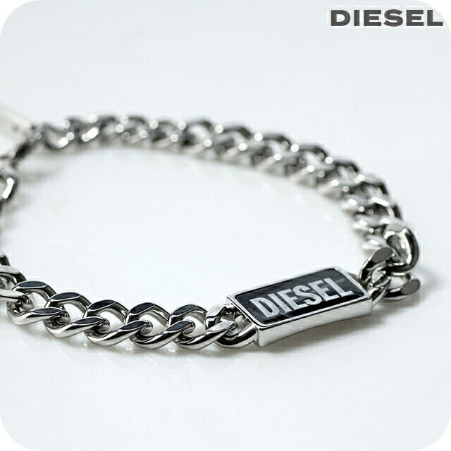 【DIESEL】チェーン ステンレススチール DX1513040 シルバー ディーゼル ブレスレット メンズ レディース ブランド チェーン