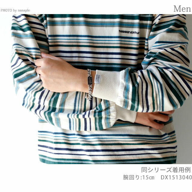 ディーゼル ブレスレット メンズ レディース ブランド チェーン ステンレススチール DX1513040 シルバー ブラック アクセサリー DX1513040