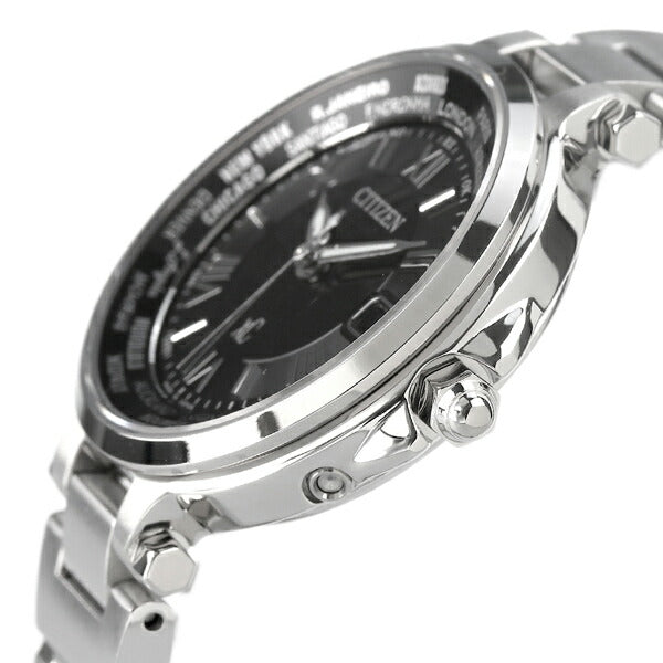 公民Crosscy Eco Drive太阳能电台观看快乐飞行公民XC EC1010-57F观看品牌女性EC1010-57F