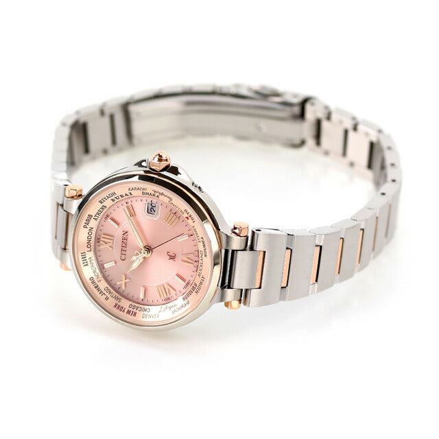 CITIZEN xC Eco-Drive Solar Radio Ladies Watch Brand EC1014-65W Pink EC1014-65W