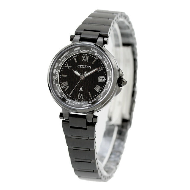 Citizen CrossCy Basic Collection Photogenerated Eco-Drive Radio Watch Brand Women&